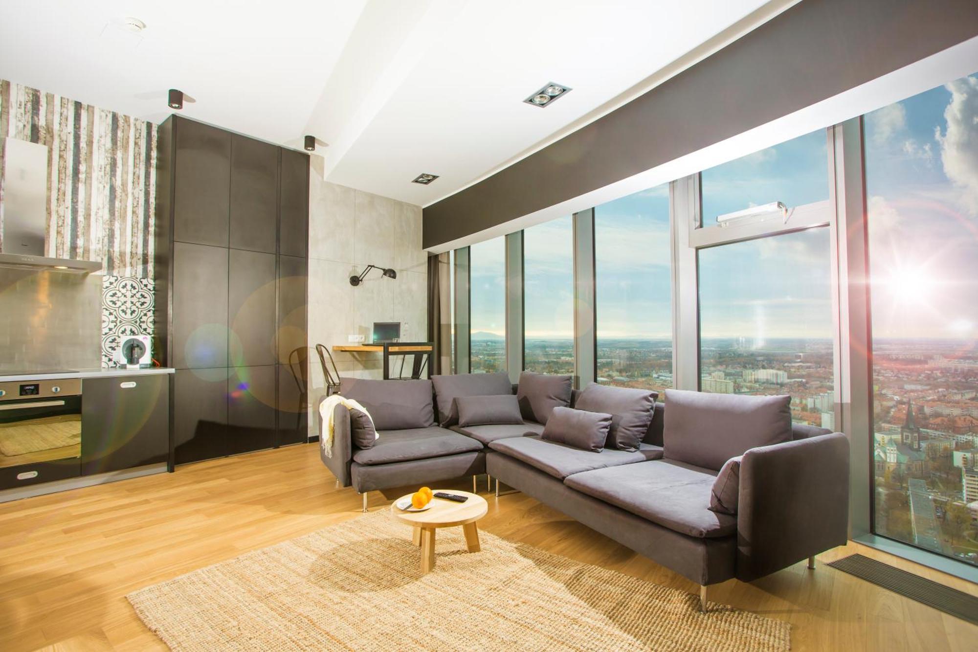 Apartamenty Sky Tower Vratislav Exteriér fotografie