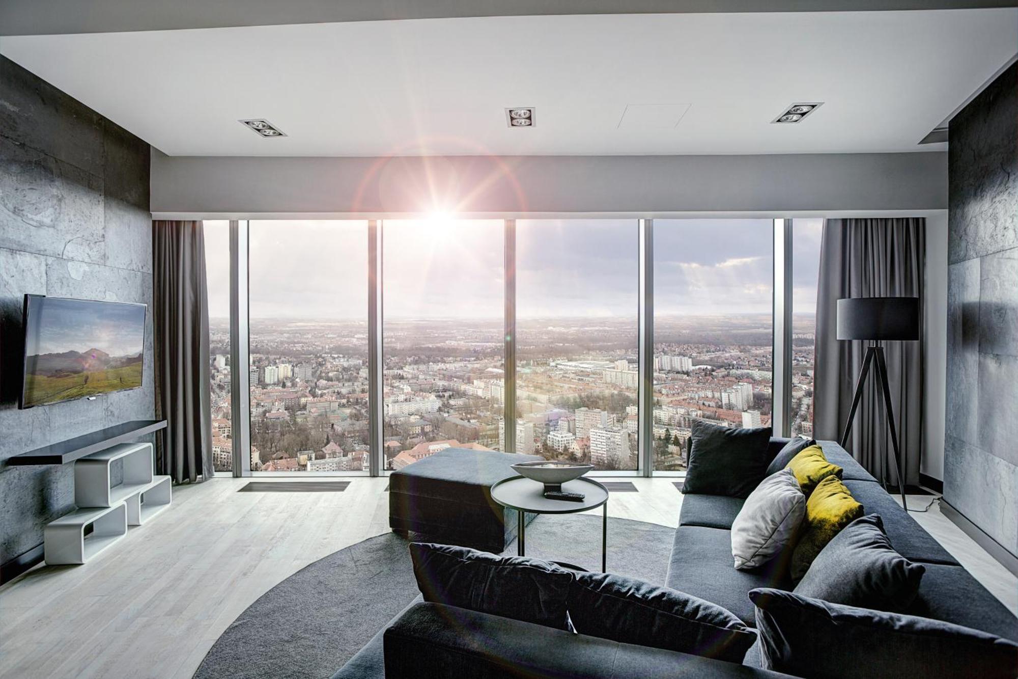 Apartamenty Sky Tower Vratislav Exteriér fotografie